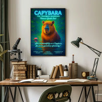 Capybara The Tranquil Guardian Poster