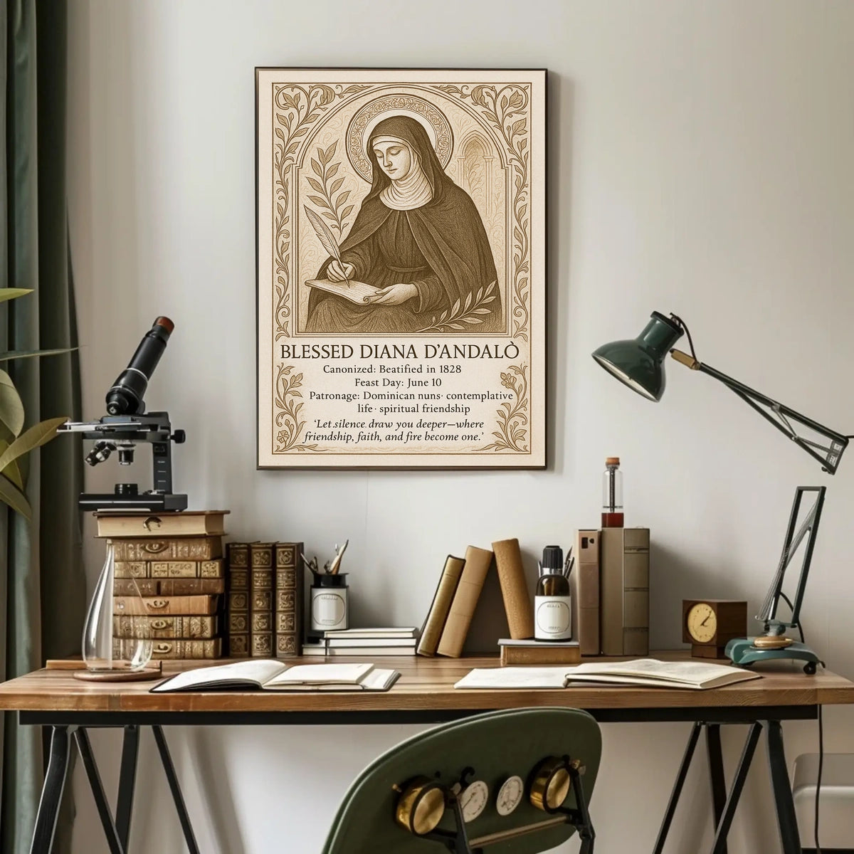 Blessed Diana d'Andalò Poster