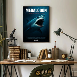 Megalodon Prepare for the Ultimate Predator Poster PosterGoat