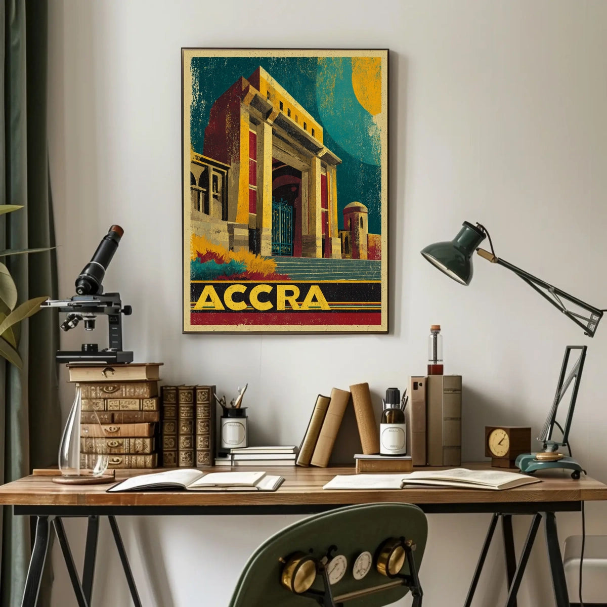 Accra Architectural Poster