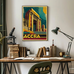 Accra Architectural Poster