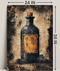 Vintage Potion Bottle Vintage Poster