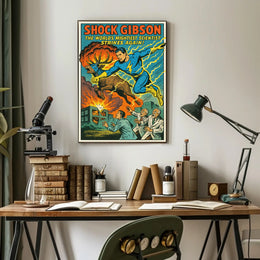 Shock Gibson The Worlds Mightiest Scientist Poster PosterGoat