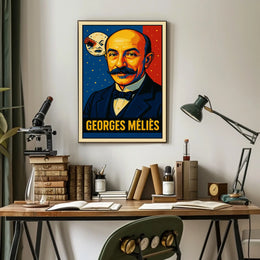 Georges Méliès Cinematic Pioneer Poster