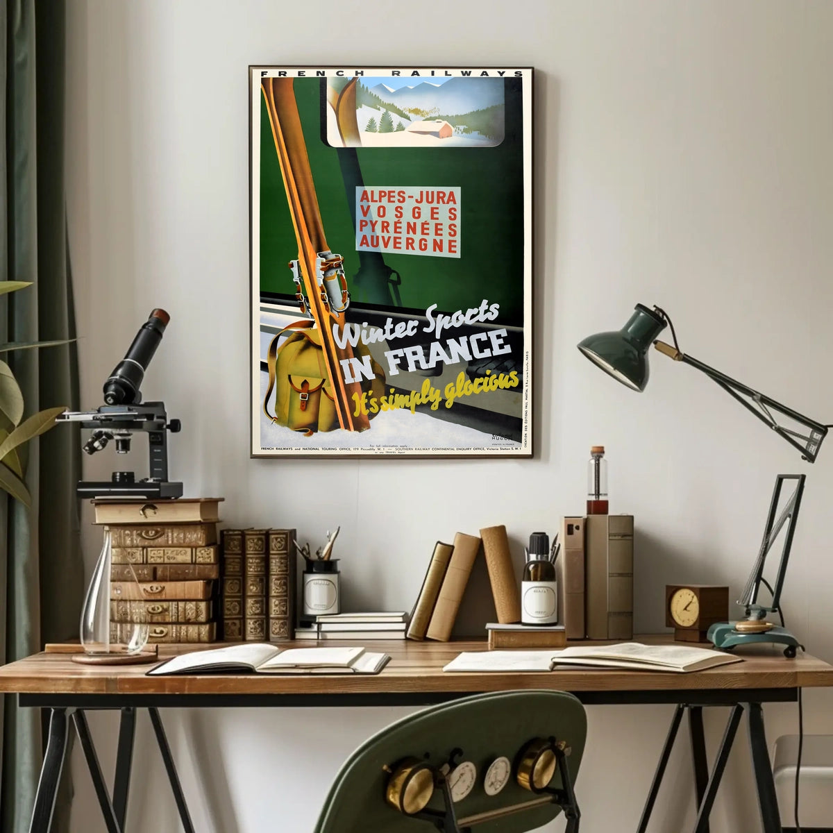 Winter Sports In France Poster