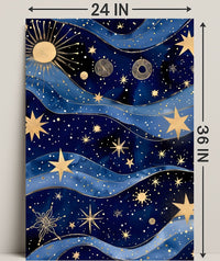 Celestial Cosmic Dreams in Space or Astronomy Poster