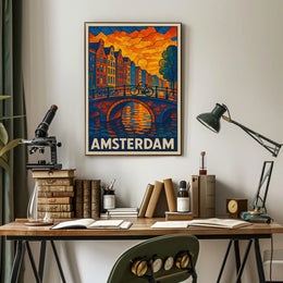 Amsterdam City Of Canals Poster