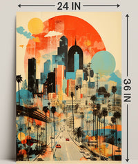 Urban Sunset Poster