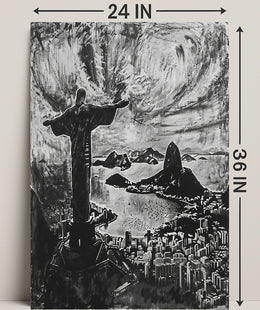 Christ The Redeemer Over Rio Poster