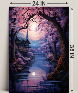 Enchanted Cherry Blossom Retreat Poster