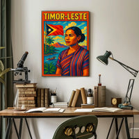 Timor-Leste A Vibrant Tribute Poster
