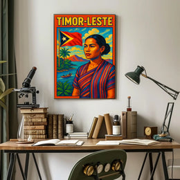 Timor-Leste A Vibrant Tribute Poster