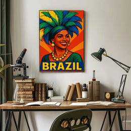 Vibrant Brazil Celebration Poster