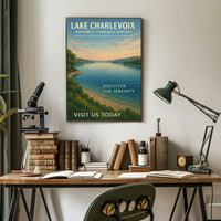 Lake Charlevoix NatureS Tranquil Poster