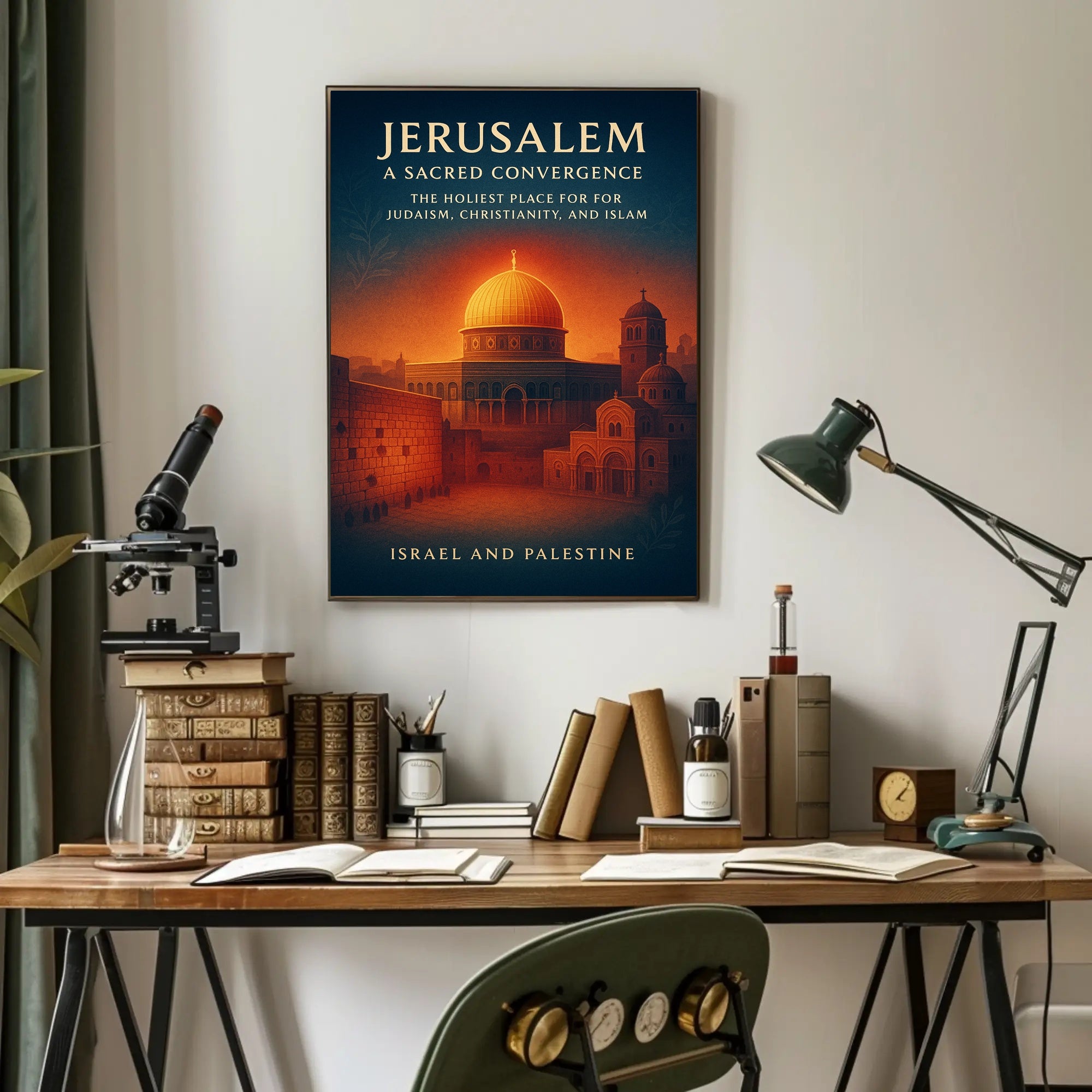 Jerusalem Sacred Harmony: Cultural or Heritage Poster