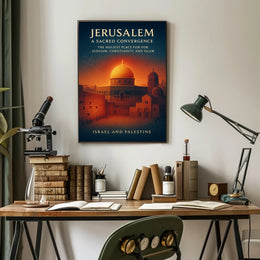 Jerusalem Sacred Harmony: Cultural or Heritage Poster