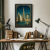 Art Deco Dubai Poster