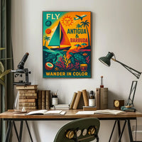 Fly to Antigua Barbuda Poster