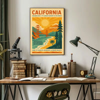 California The Golden State Poster