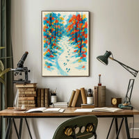 Autumn Pathway Poster