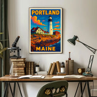 Portland, Maine Lighthouse Poster
