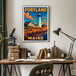 Portland, Maine Lighthouse Poster