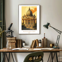 Vatican City Architectural Poster PosterGoat
