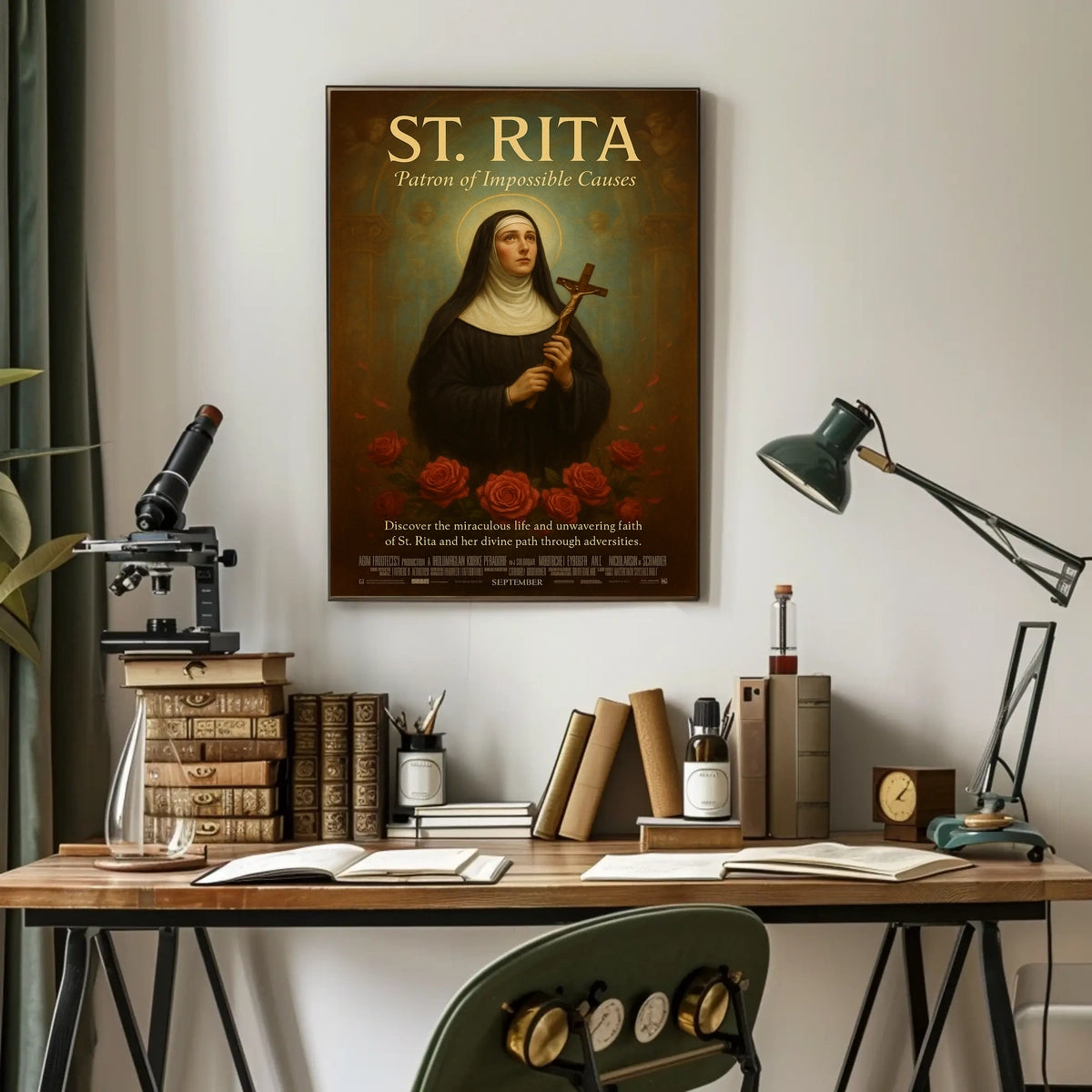 St. Rita Patron of Impossible Causes Poster