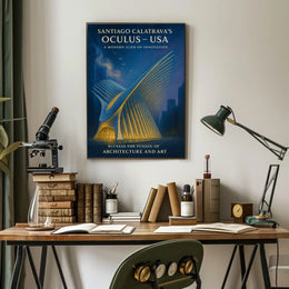 Santiago CalatravaS Oculus A Modern Poster