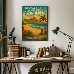 Discover The Vibrant Soul Of Honolulu Poster