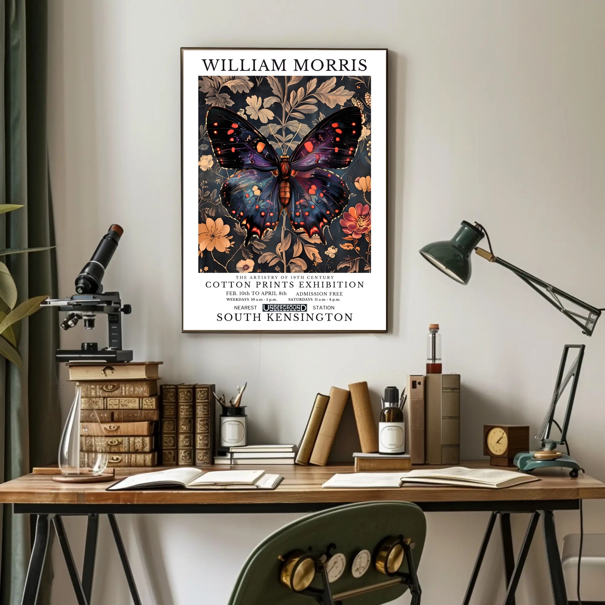 William Morris 19th Century Artistry Cultural Heritage Poster