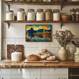 Rio de Janeiro Holiday Scene Poster