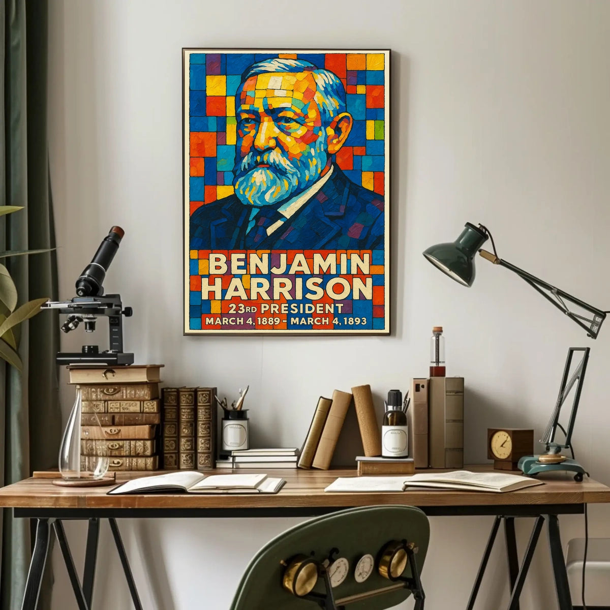 Benjamin Harrison 23rd President Poster