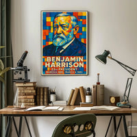 Benjamin Harrison 23rd President Poster