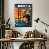 California The Golden State Poster