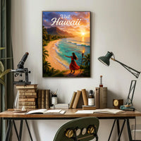 Visit Hawaii Poster PosterGoat