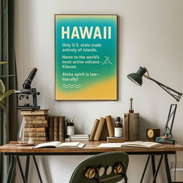 Hawaii Aloha Spirit Minimalist Travel Poster