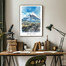 Mount Etna Poster PosterGoat