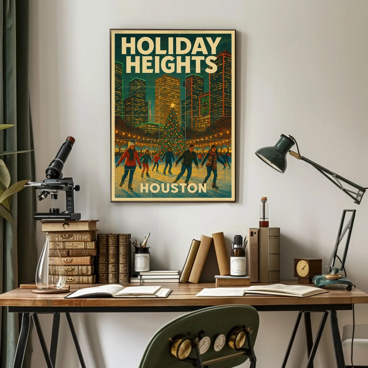 Holiday Heights In Houston Poster
