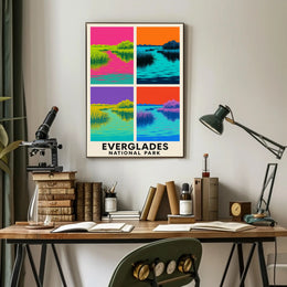 Everglades National Park Vibrant Reflections Poster
