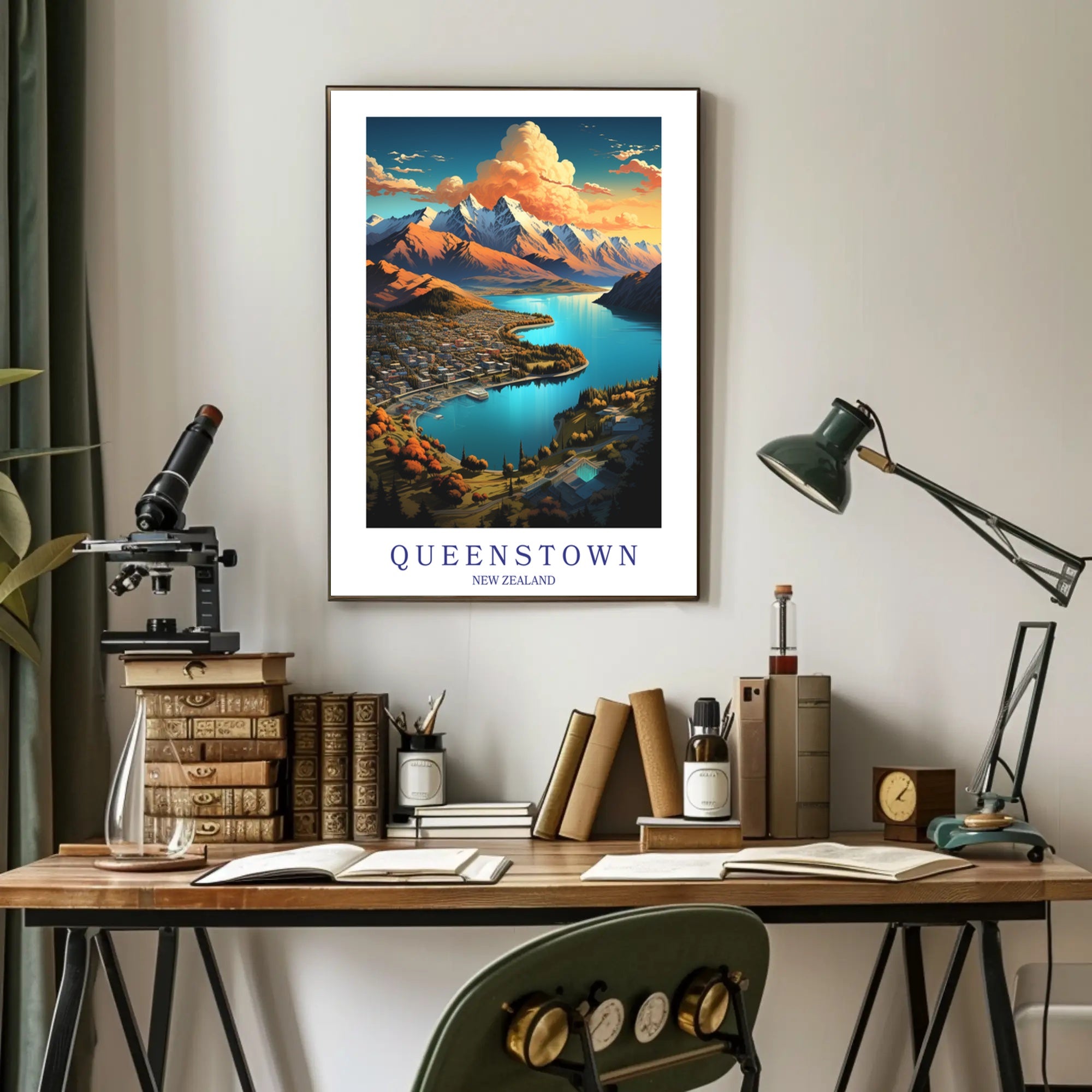Scenic Queenstown Poster PosterGoat