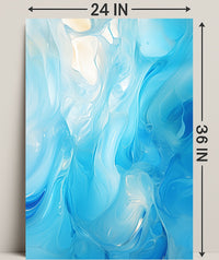 Oceanic Whirl Poster