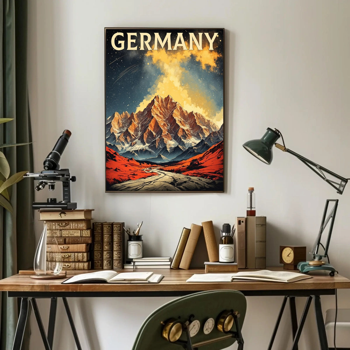 Majestic Mountains of Germany Poster
