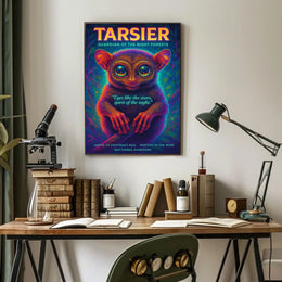 Tarsier Guardian of the Night Forests Poster