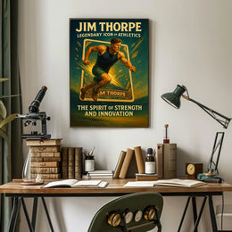 Jim Thorpe Legendary Athlete Poster