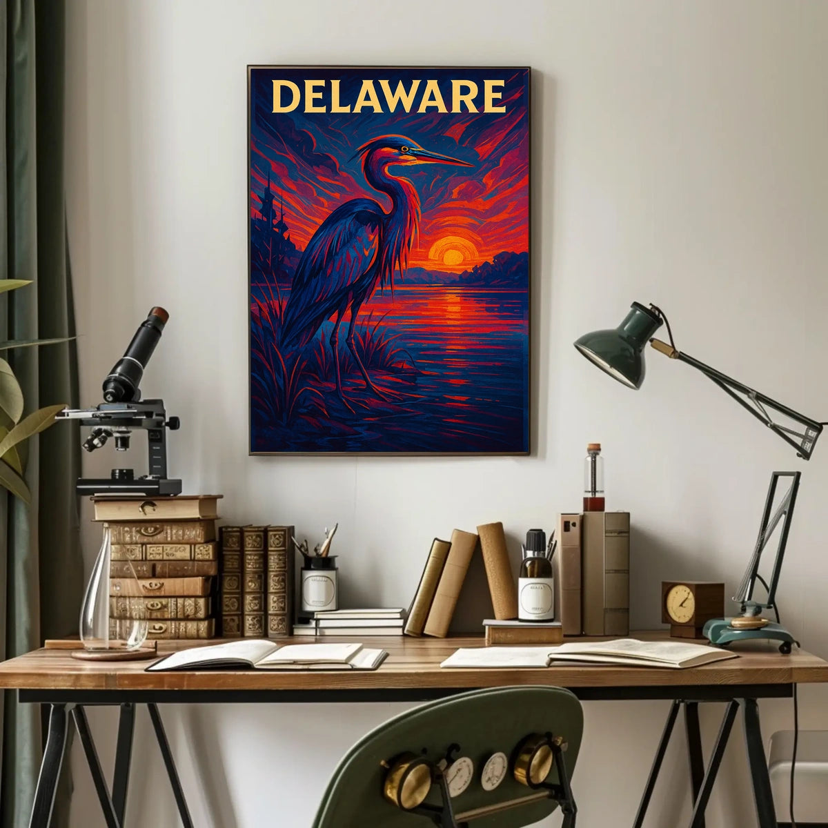 Delaware Sunset Poster