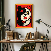 Vinyl Panda Poster