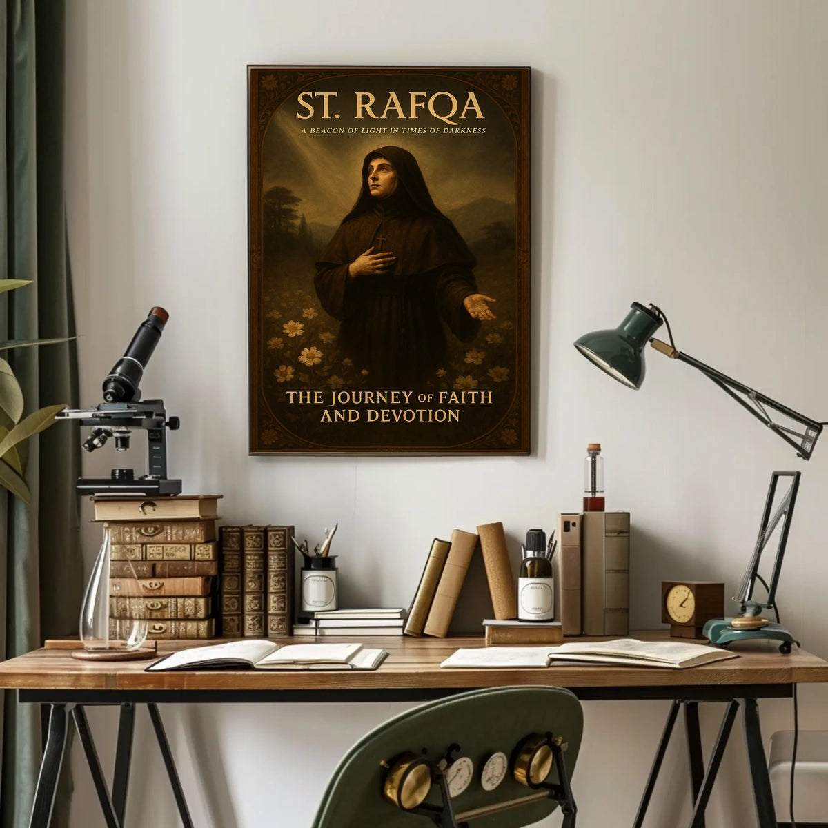 St. Rafqa A Beacon of Light Poster