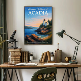 Discover the Soul of Acadia Poster