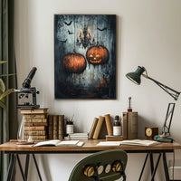 Halloween Night Jack-o'-Lantern Glow Artistic Poster